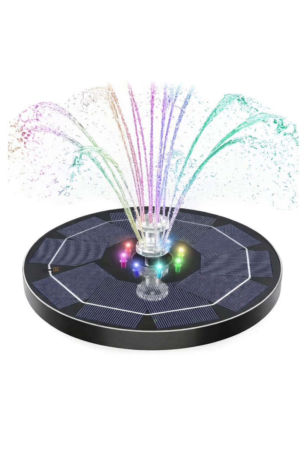 SolarGlow™ Pool Fountain Light Show