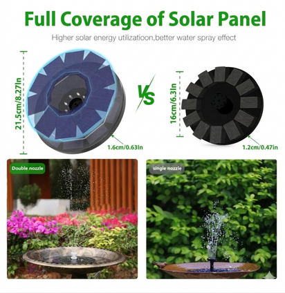 SolarGlow™ Pool Fountain Light Show