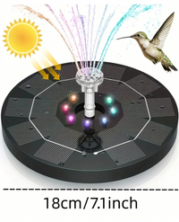 SolarGlow™ Pool Fountain Light Show