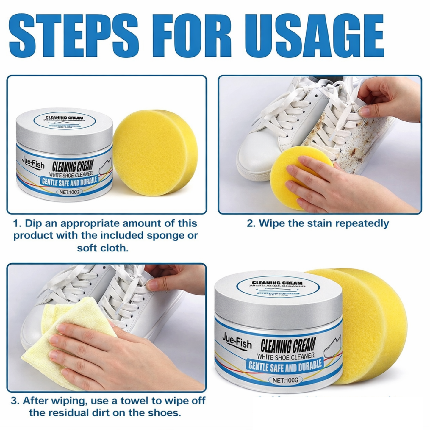 Ultimate White Shoe Cleaning Cream